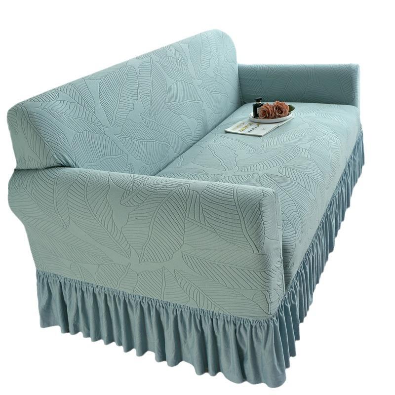 Thickened Jacquard Pleated Skirt Edge Sofa Cover All-Inclusive Universal Set Four-Season Universal Skirt Sofa Cover Cover Cloth
