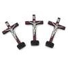 10pcs Wooden Ornament Tabletop Ornament Standing Crucifix Decoration