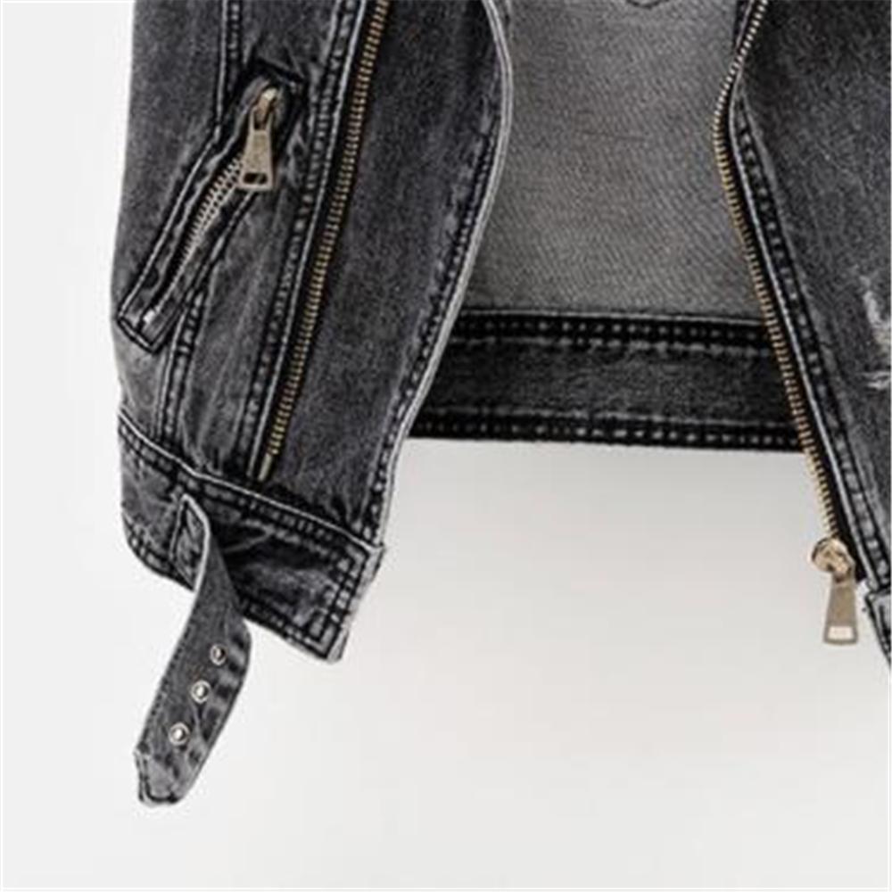 Women Ripped Cowboy Waistcoat Denim Vest Sleeveless Wild Tops Short Jacket