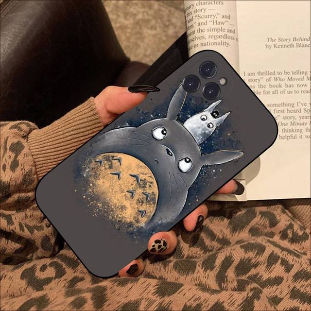

Чехол для телефона с рисунком аниме Тоторо для Iphone 8 7 6 6s Plus X Se 2020 Xr Xs 14 11 12 13 Mini Pro Max мобильный чехол For iphone 14 plus