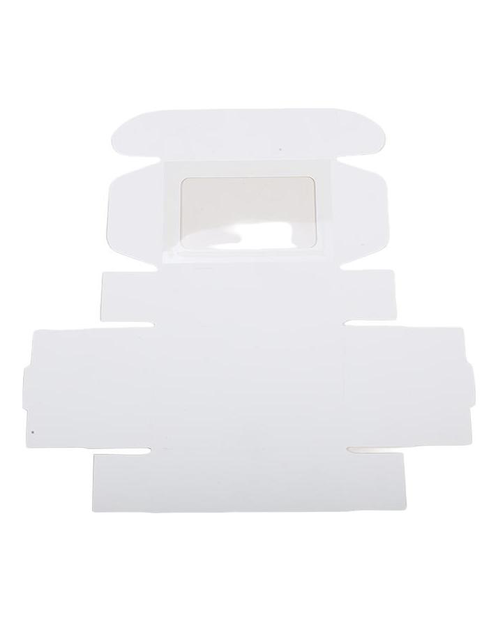 25KS Kraft papírová krabička s průhledným okénkem Domácí krabičky Dárky Balení Krabičky na sušenky Balení Krabička bonboniéra Dárek k narozeninám