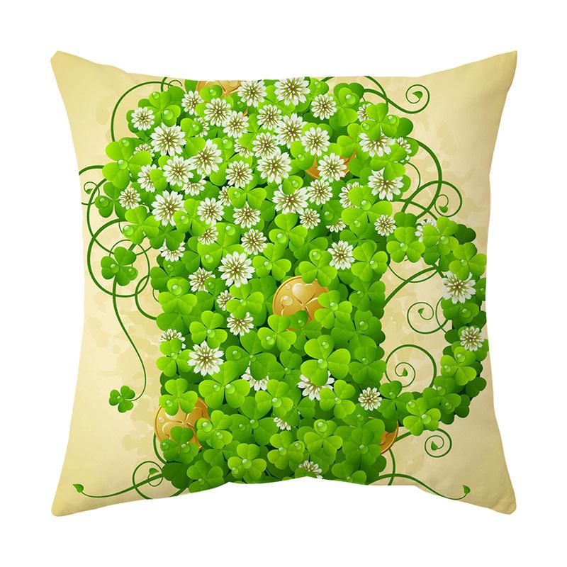 Cushion Pillow Cover Printed Cushion Cover St. Patrick's Day Gift