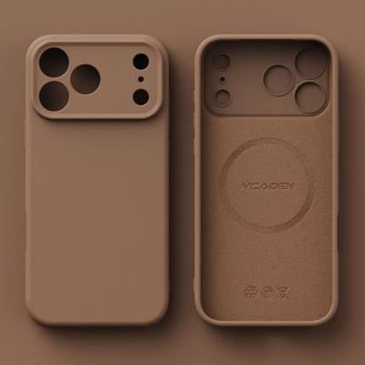 Custodia Magnetica Originale in Silicone Liquido per Telefono per iPhone 17 16 15 14 13 12 Pro Max Plus 17 Air Per Magsafe Copertura per Ricarica Wireless
