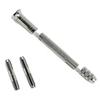 Silver Hand Drill Woodworking hand Punch Tool 0830mm FourHeaded Steel