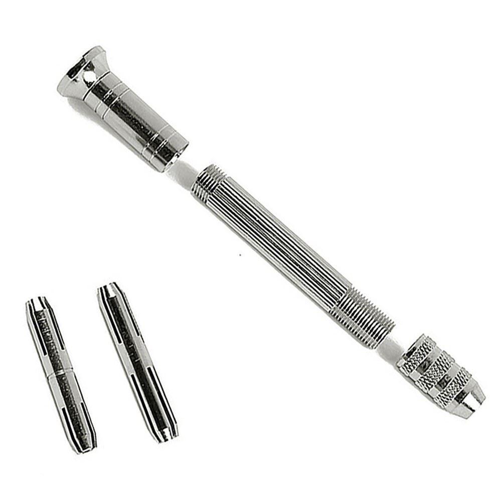 Silver Hand Drill Woodworking hand Punch Tool 0830mm FourHeaded Steel