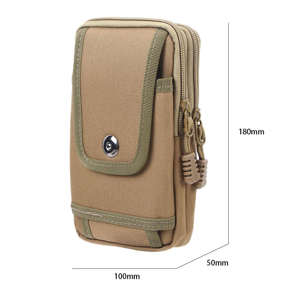 Bag Functional Mobile Phone Bag Belt Waist Pouch Waist Bag Outdoor Belt Bag Zipper Waist Pack