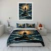 "Radiant lighthouse serenity." Bedding sets Duvet covers Pillowcases(1* Duvet Cover 2* Pillowcases without duvet insert)