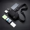 Casual Men Shoulder Chest Bag Nylon Waterproof Outdoor Sport Running Cycling Belt Bag Large Capacity Travel Phone Pouch Bag