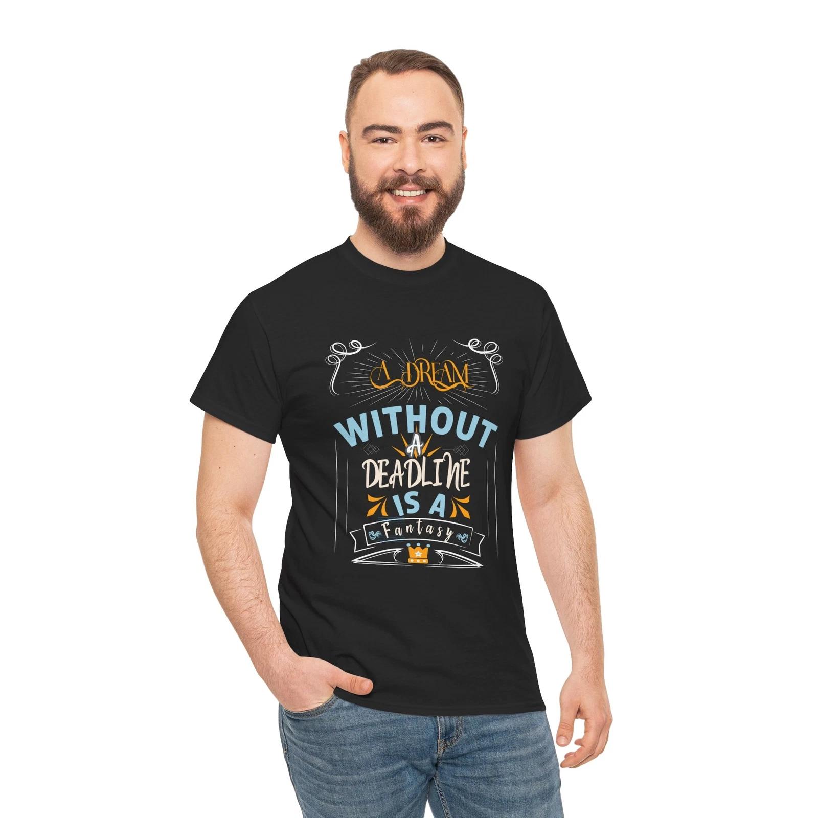 Fantasy T-Shirt | Magical Creatures Shirt | Deadline is a Fantasy Stylish Tshirt 3XL