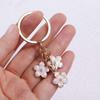 Sakura Flower Colorful Sakura Flower Keyring Enamel  Car Key Holder   Birthday Gifts