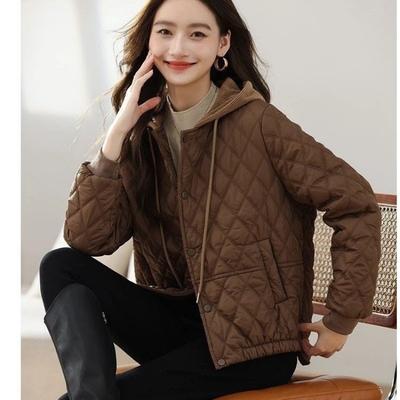 Doudoune Nouvelle Hiver Chaud Veste en Coton pour Mère Mode Courte Ample Épaissie Style Étranger Polyvalente