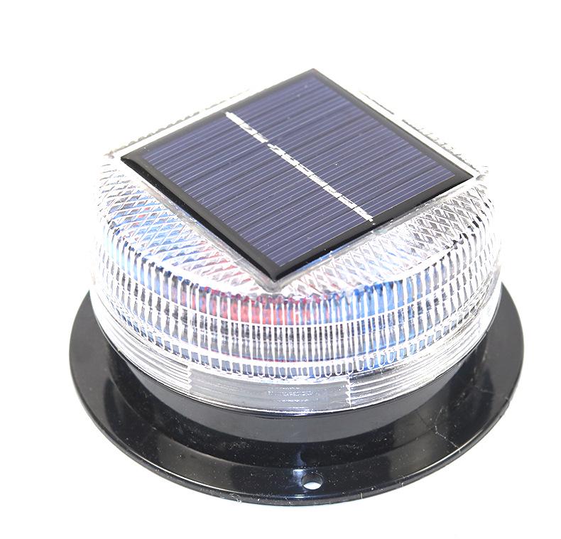 Red & Blue Solar Magnetic Roof Warning Light