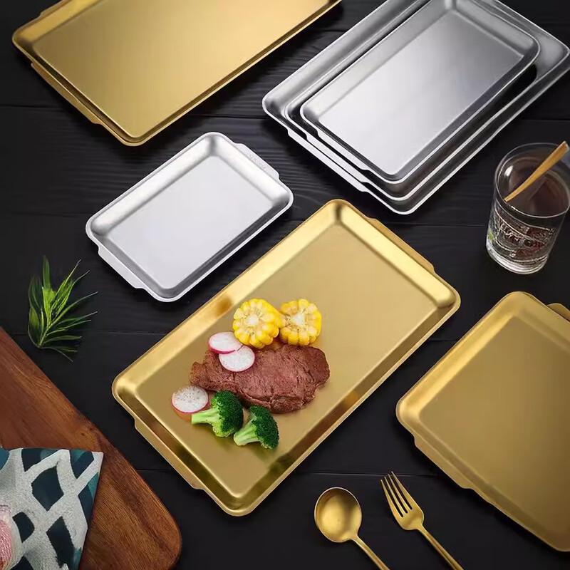 KANGMO Korean Style Rectangular BBQ Roasting Tray