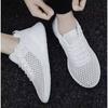 Pantofi de vară cu plasă respirabilă pentru bărbați, pantofi casual de alergare anti-miros, pantofi de student albi pentru bărbați cu plasă subțire decupată respirabilă