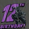 Black Panther: Wakanda Forever Womens/Ladies 12th Birthday T-Shirt