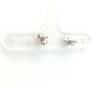 Garnet Oval & Marquise Stud Earrings 925 Sterling Silver Rhodium Plated Floral Gemstone Earrings Gift for Women