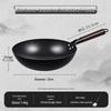 Royalstar Hand-Hammered Non-Stick Iron Wok