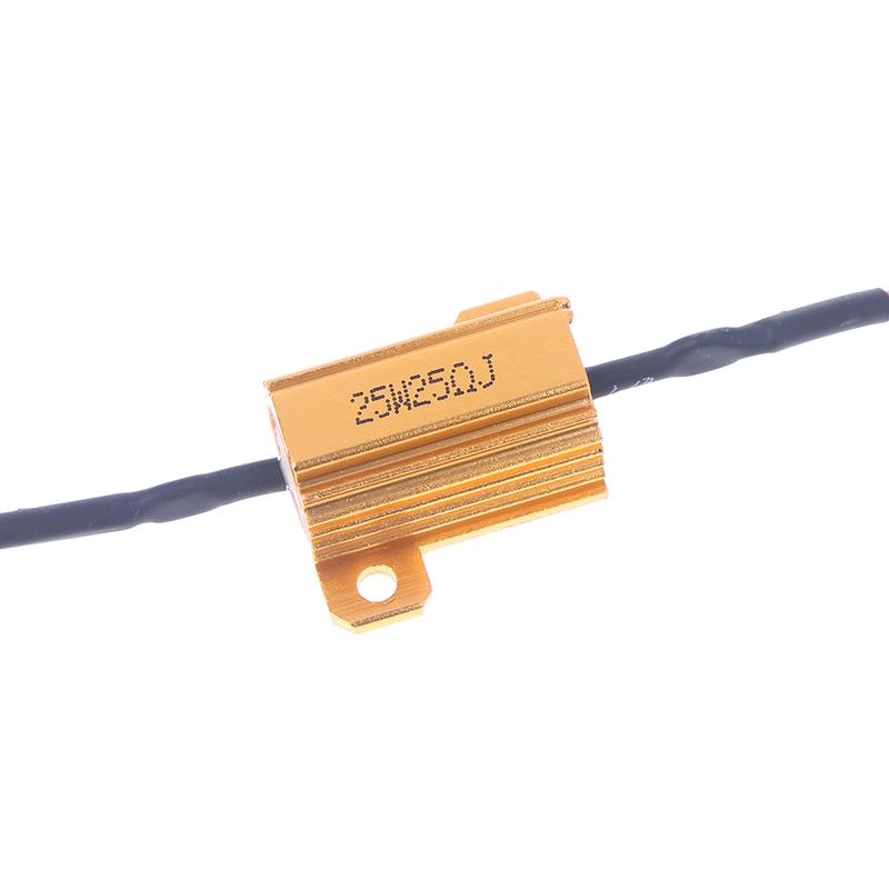 2 sady Auto LED Canbus Dekodér 10/25/50W 6/8/25/39Ohm Zátěž Pro Auto Směrové Světlo Lucerna Světlo SPZ Rezistory Odpor