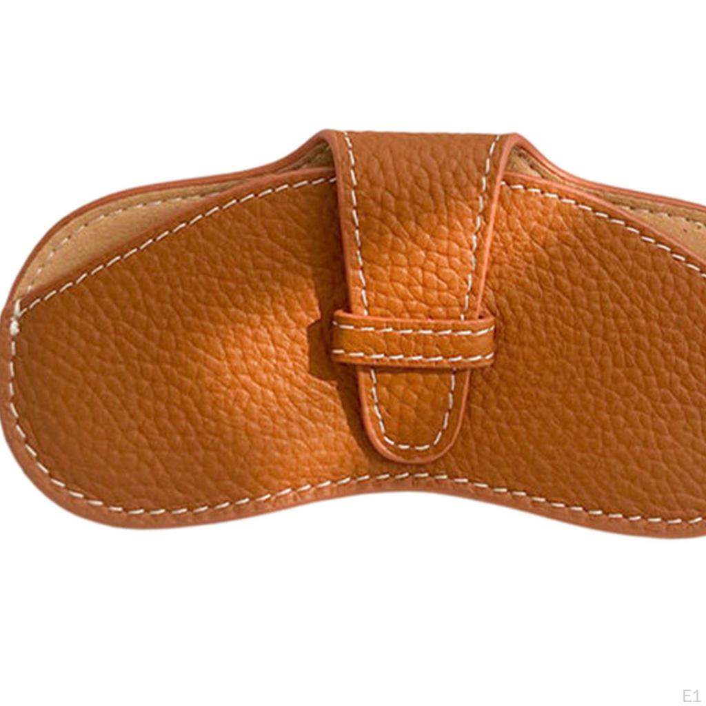 Eyewear Holder for Sunglasses Lightweight Storage Case PU Leather Outdoor Use