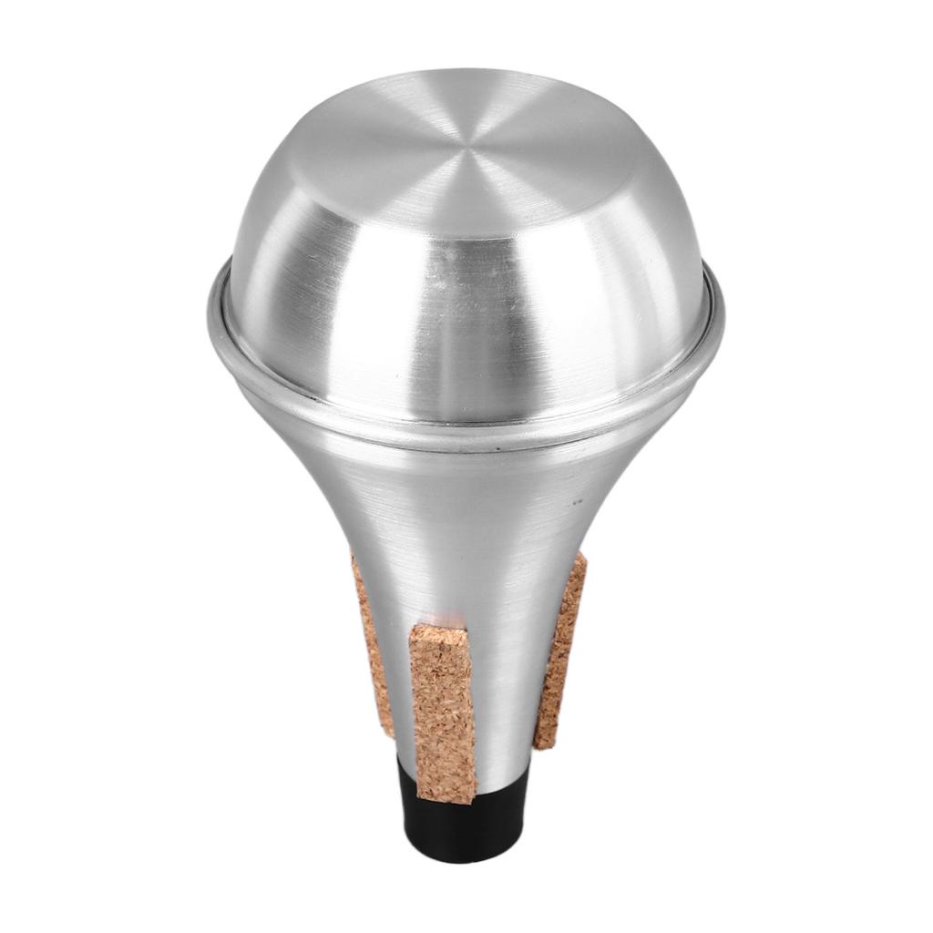 Trompeten Übungsdämpfer Leichte Aluminiumlegierung Weicher Kork Geräuschreduzierung Trompeten Übungsdämpfer