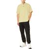 Stone Island Letter Logo Polo Neck Short Sleeve T-Shirt Men Tops Light-Yellow 801521857-V0191