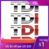 Hot 2025 New 3D Metal Silvery TDI Logo Car Rear Emblem Sticker For Volkswagen POLO Passat B5 B6 B7 Golf 4 5 6 7 Vw Tiguan Jetta