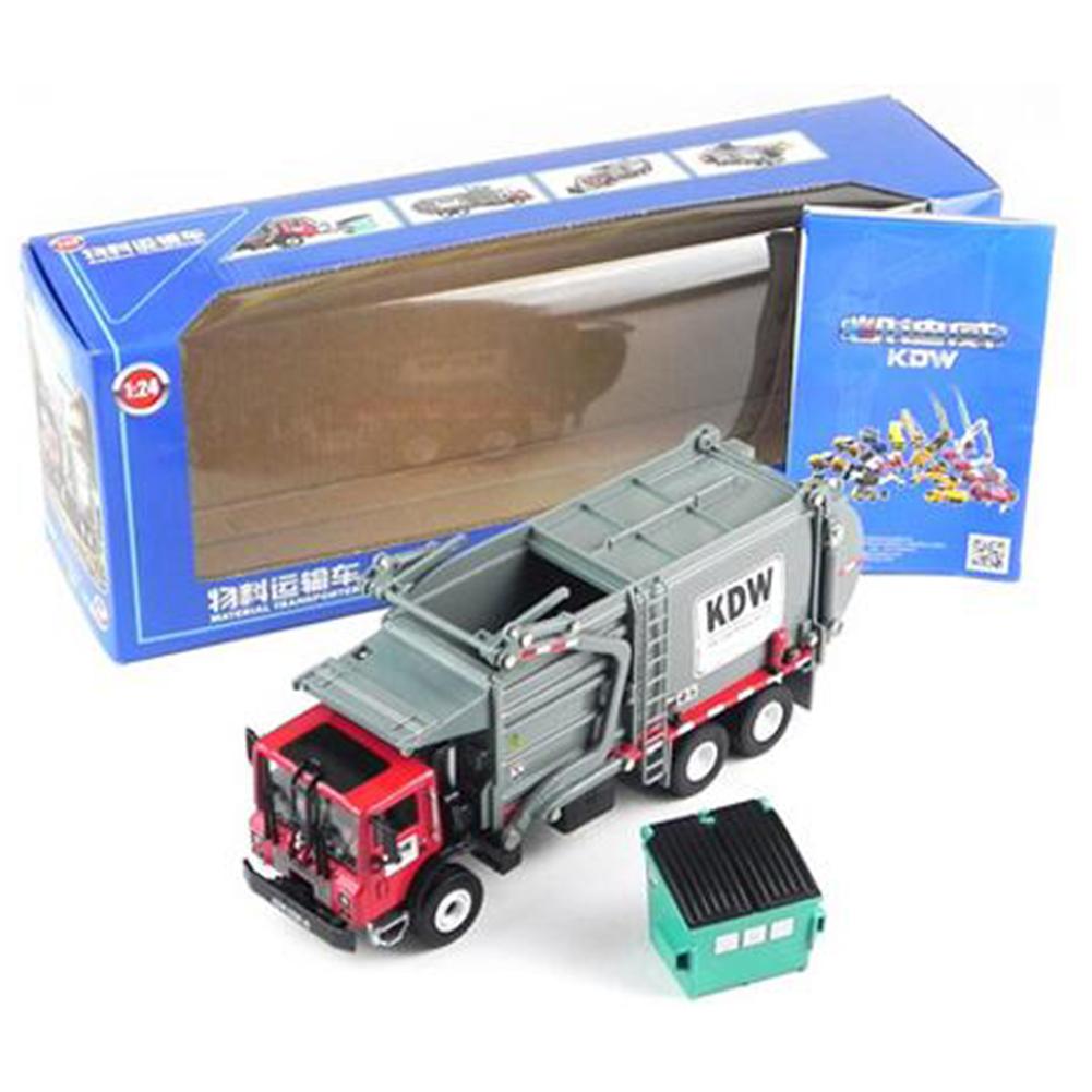 124 Children Simulation Inertia Garbage Truck Sanitation Car Toy Kid Toys