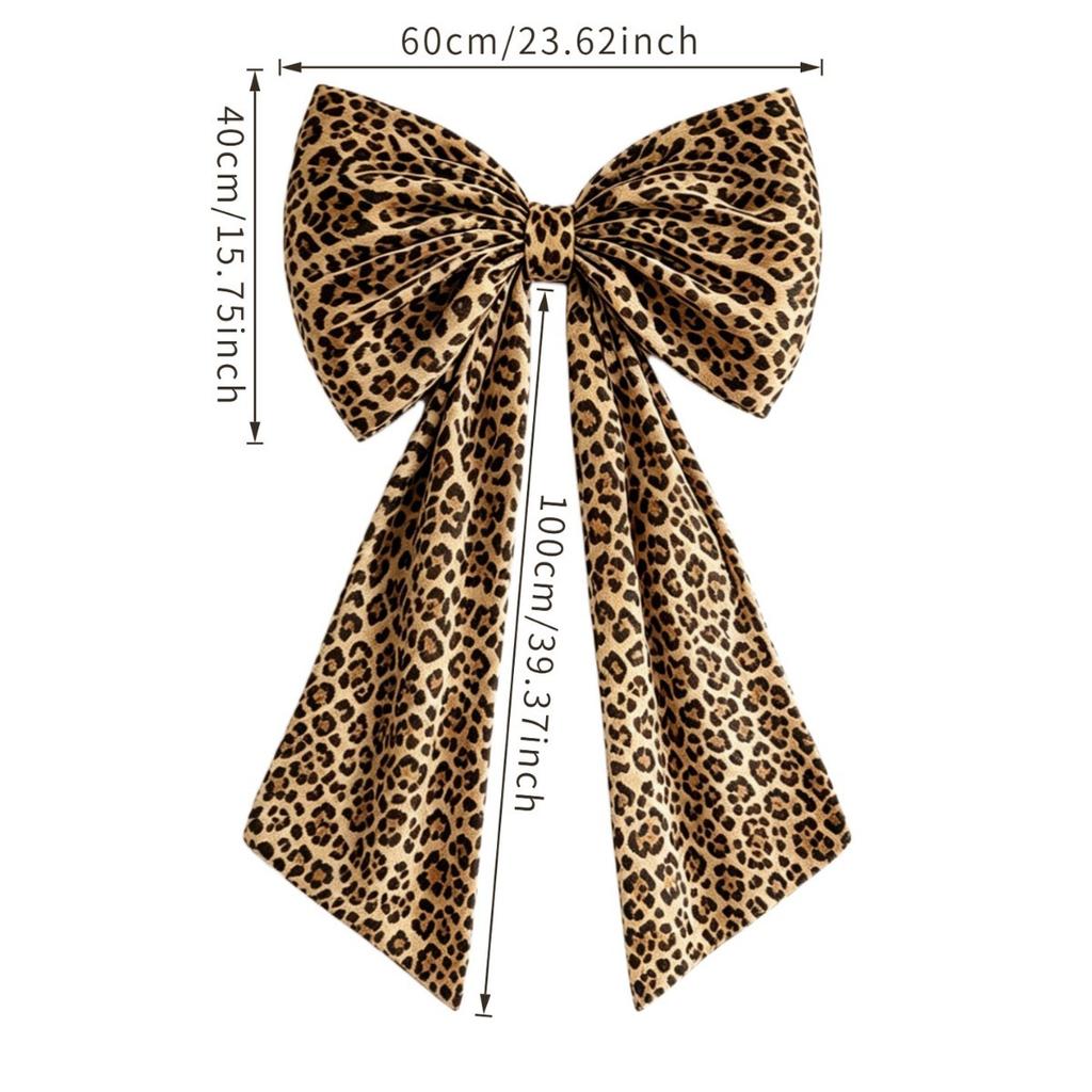 Large Bow Themed Party Decorations Christmas Tree Topper Bow Ribbon for Christmas Wedding Birthday Party Wall Pendant Decor 1PC