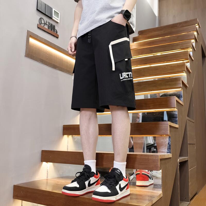 PLAYBOY Men s Cool Feel Cargo Shorts L чёрный