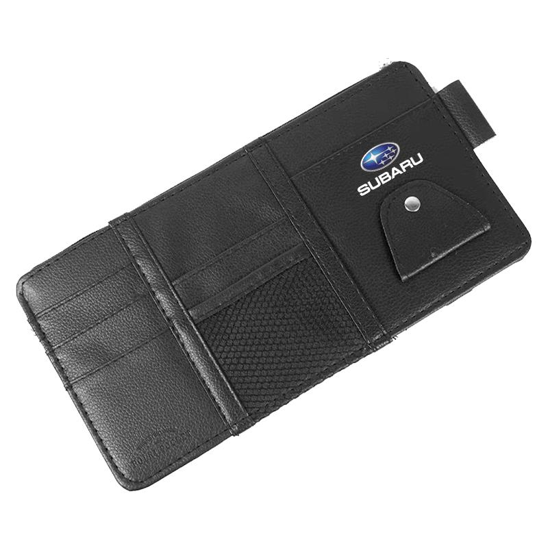 

Автомобильный солнцезащитный козырек Точечный тип Многофункциональная сумка для хранения Автоаксессуары Для Subaru Forester XV Outback Ascent Legacy Impreza WRX STI BRZ WRC чёрный