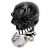 Steering Wheel Spinner Knob Skull Shape Universal Power Handle for Cars Trucks Tractors BoatsBlack