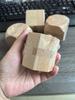 Kids Brain Teaser Puzzle Cube Wooden Assembly and Disentanglement Unlock Interlocking IQ Test Logic Challenge Educational Toys