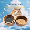 Handcrafts Wooden Pet Memorial Box Safe Preserving Ashes Furs For Pet Cats Dog Memorial Preservation Cremation Holder