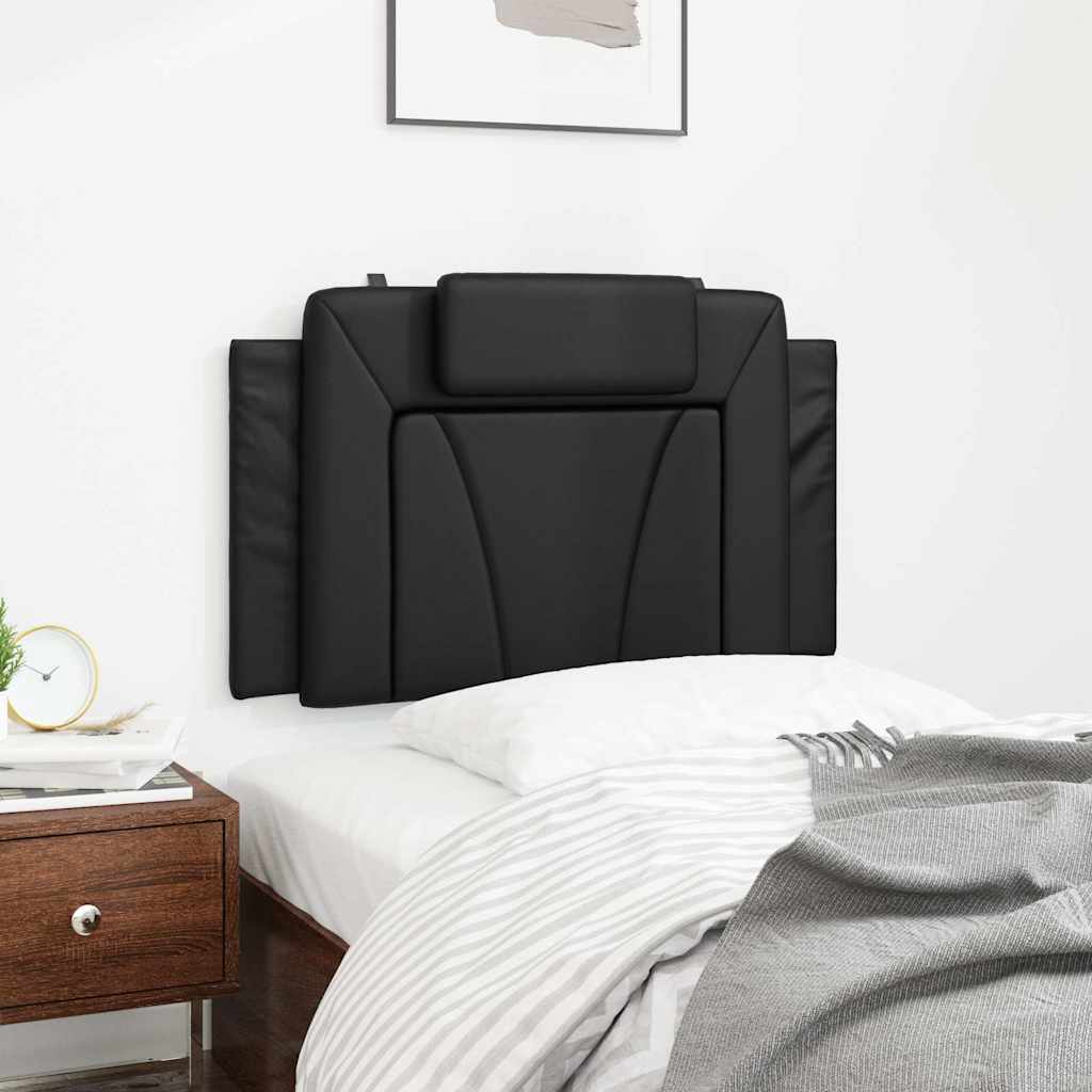 Vidaxl Headboard Cushion, Black, 80 Cm, Faux Leather
