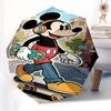 Mickey Mouse, Skateboarding Automatic Opening and Closing Umbrella, Compact Travel Umbrella, Lightweight and Portable, Suitable for Beach Co