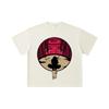 260 GSM Double Yarn 32 Count 100% Cotton Naruto V8 Itachi Print Unisex Heavy Cotton T Shirt
