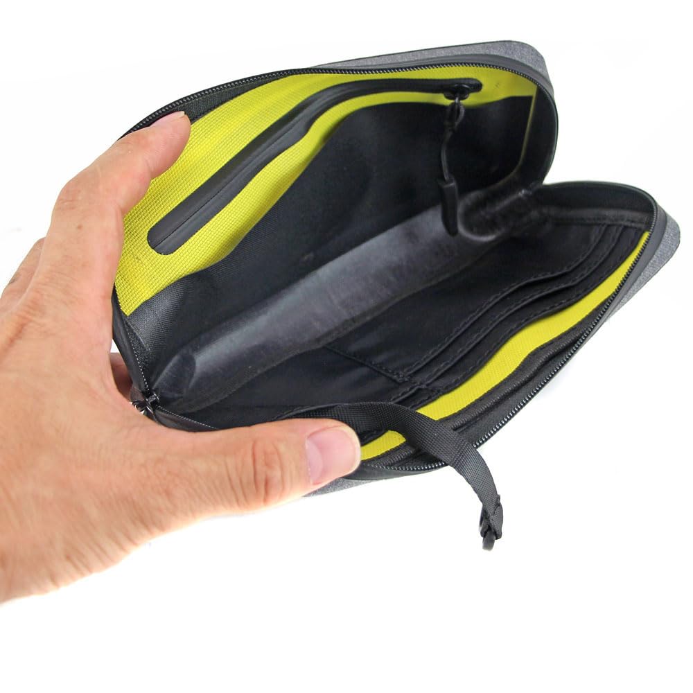 R250 Waterproof SmartRide Pouch Super DX2 Gray with Double Coin Small Purse,