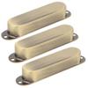 3Pcs Closed Pickup Cover Single No Hole Brass Instrument Guitar Musical AccessoriesBronze