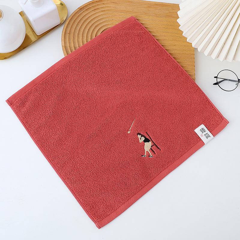 Pure Cotton Square Towel, Pure Cotton Soft and Skin Friendly Baby Hand Towel, Face Towel, All Cotton