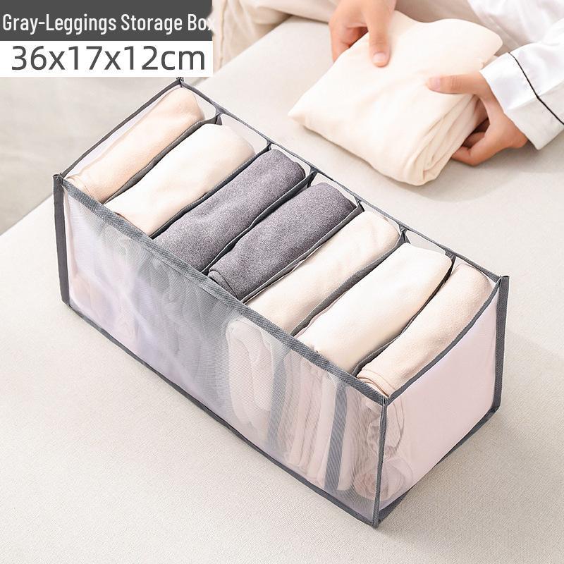 Drawer-Type Multi-Compartment Storage Box for Underwear and Socks - Dormitory and Household Organizer