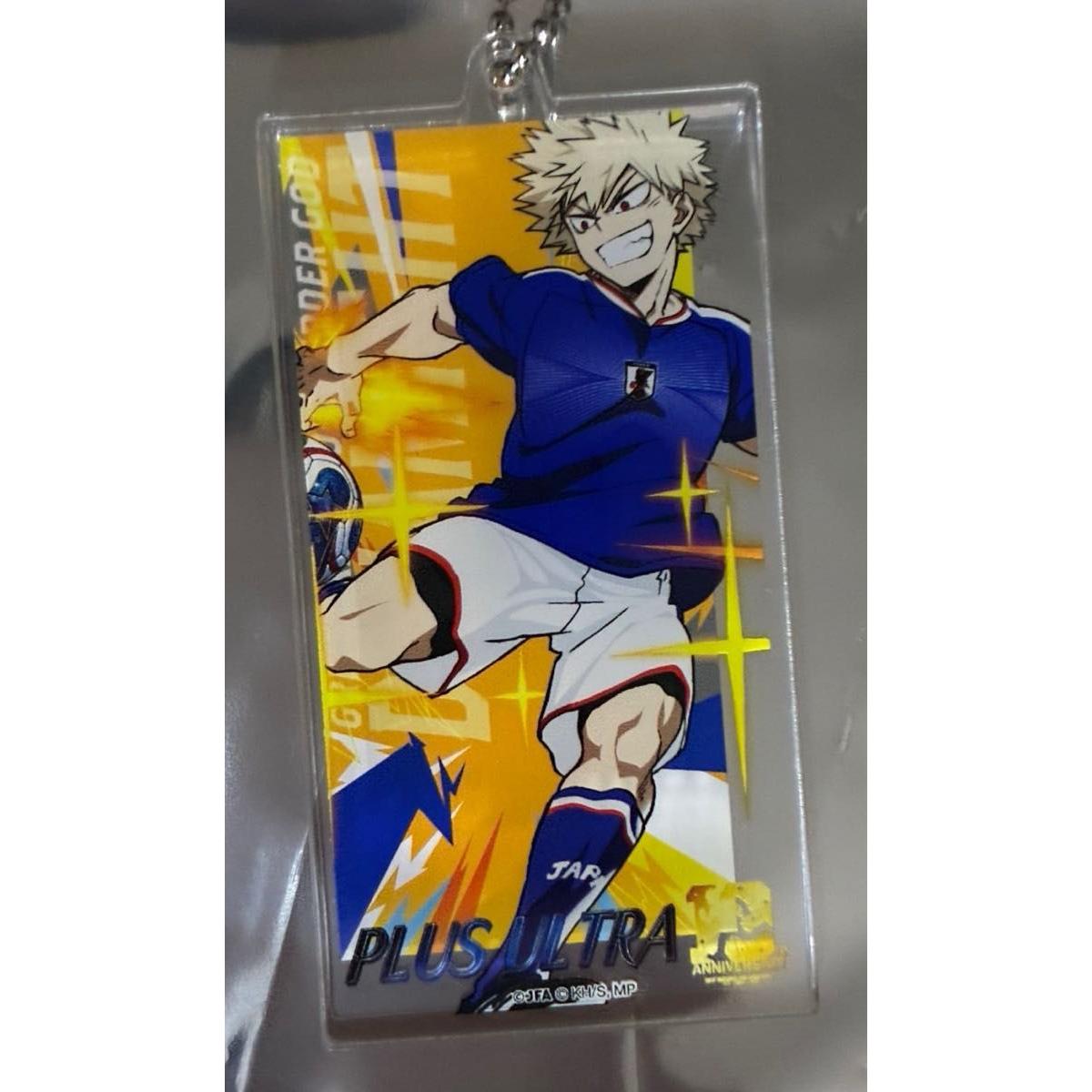 Used My Hero Academia Soccer Acrylic Key Chain Katsuki Bakugou
