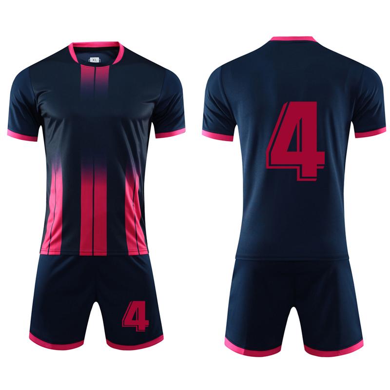 No. Soccer Jersey Set Uniforms Jersey Football Adult Tracksuit Football Shirt Shorts Suit