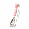 Feeding Spoon Smooth Edges Stainless Steel for Young Children, Child, Daycare, Home, Kitchen Rabbit