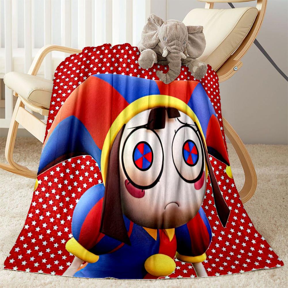 Digital Circus2 Blankets Are Suitable for Living Rooms,making Them an Ideal Choice for Outdoor Travel and Gifts.