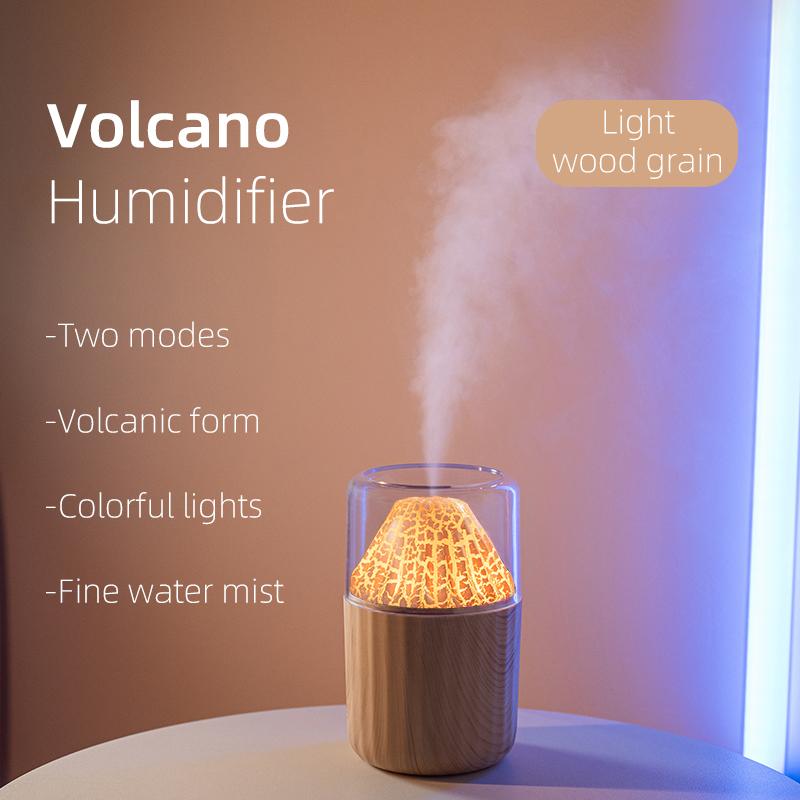 

USB Simulation Flame Humidifier with Atmosphere Light Car Fragrance Diffuser Large Mist Maker Home Use Aromatherapy Machine