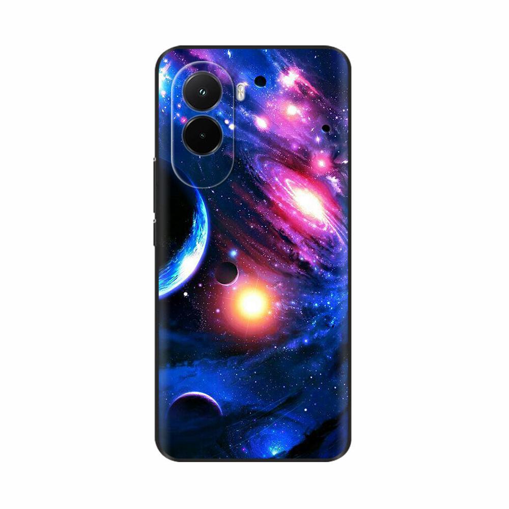 Phone Case For Xiaomi Poco M7 4G Case Soft Silicone TPU Back Cover For Poco M7 Pro 5G Case Ultra Thin Flower Skull Painted Cases
