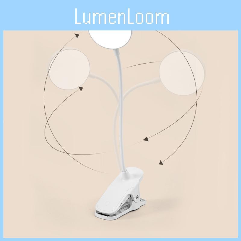 Usb Powered Led Desk Lamp With Touch Switch For Study And Dorm Room Reading