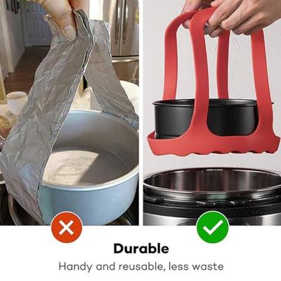 Silicone Bakeware Sling for 6 Qt/8 Qt Instant Pot, Pressure Cooker Sling, Cooker Anti-scalding Bakeware Lifter Steamer Rack BPA-Free Egg Steamer Rack