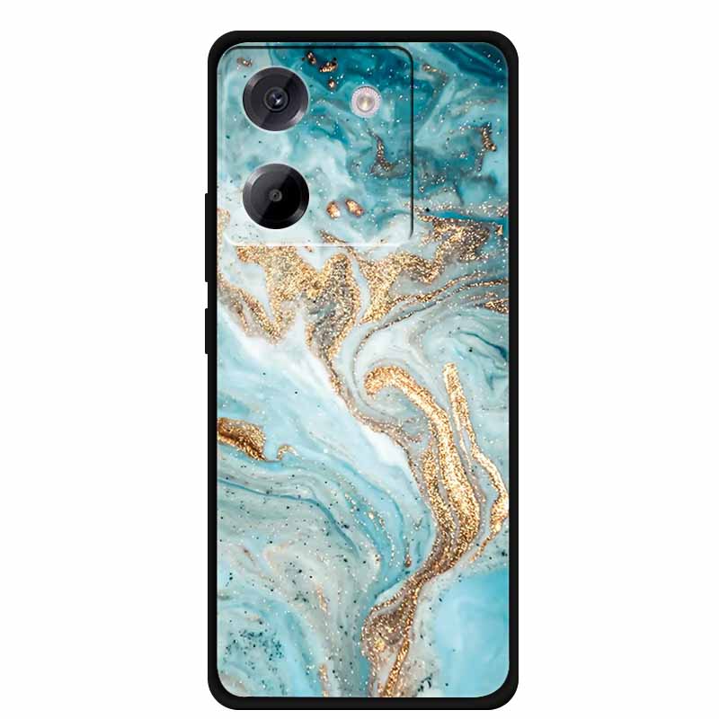 For Xiaomi Poco M7 Pro 5G Case Cartoon Painting Style Soft Silicone TPU Back Cover Cases for Poco M7 Pro 5G Shockproof Cover New