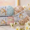 48 Colors 50g/Ball Handmade Velvet Chenille Yarn Thread Thick Soft Knitting Yarn for DIY Scarf Hat Crochet Chunky Doll Craft